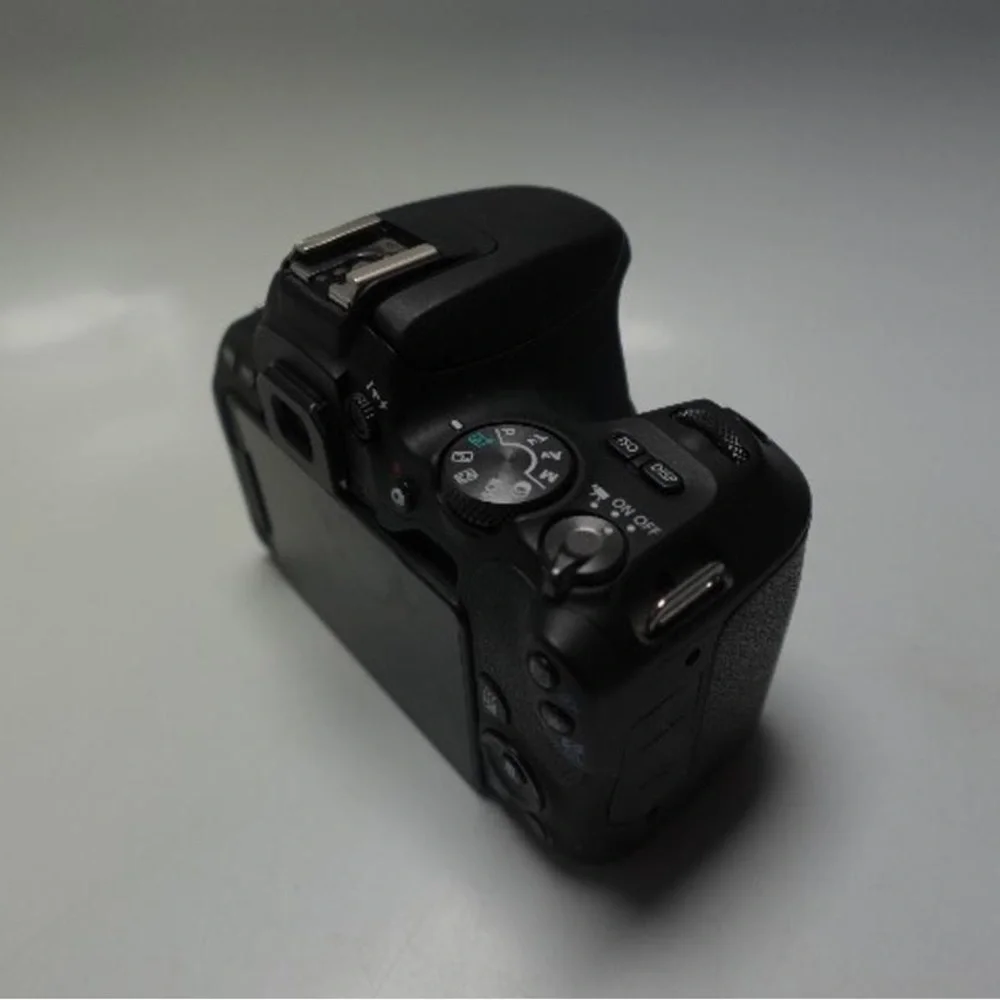 Canon Black and Silver DSLR Camera Body